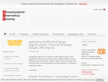 Tablet Screenshot of interwencjaprawna.pl